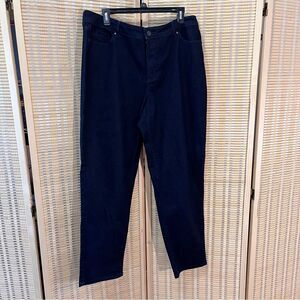 Croft and Barrow Dark Denim  midrise jeans 18 NWT